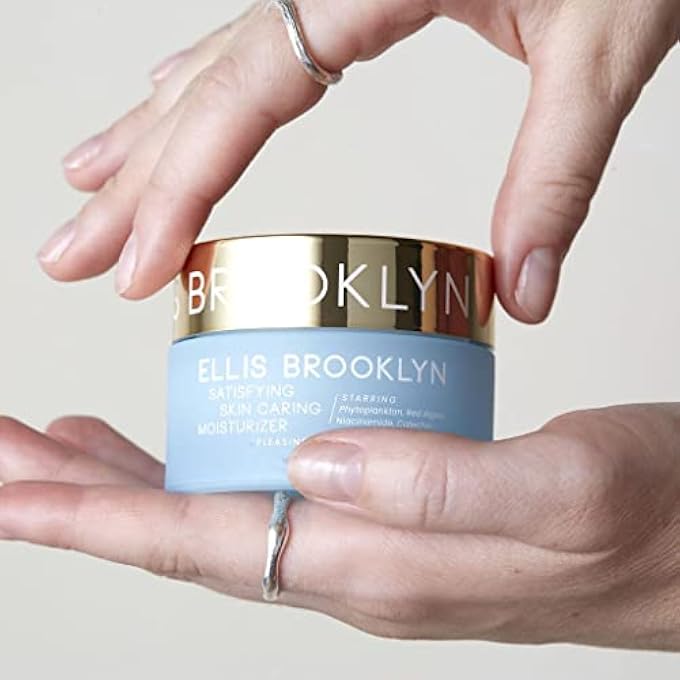 ELLIS BROOKLYN SATISFYING SKIN CARING MOISTURIZER - FACIAL MOISTURIZER WITH SQUALANE & NIACINAMIDE, FACE CREAM HYDRATING FACE MOISTURIZER, SKIN CARE - Image 3